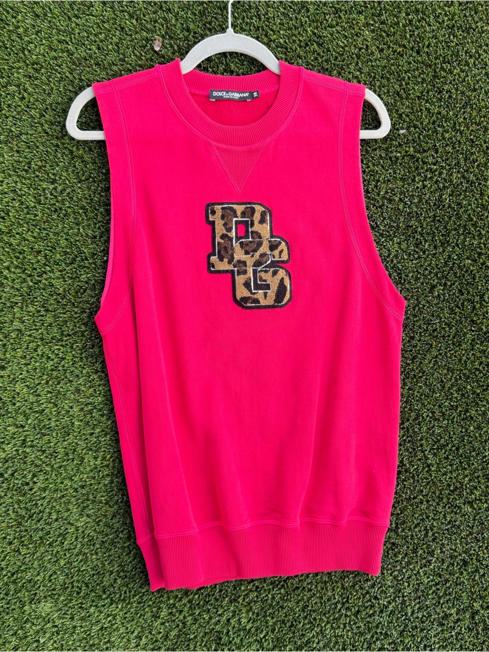 Dolce & Gabbana Hot Pink Crewneck Sweatshirt
